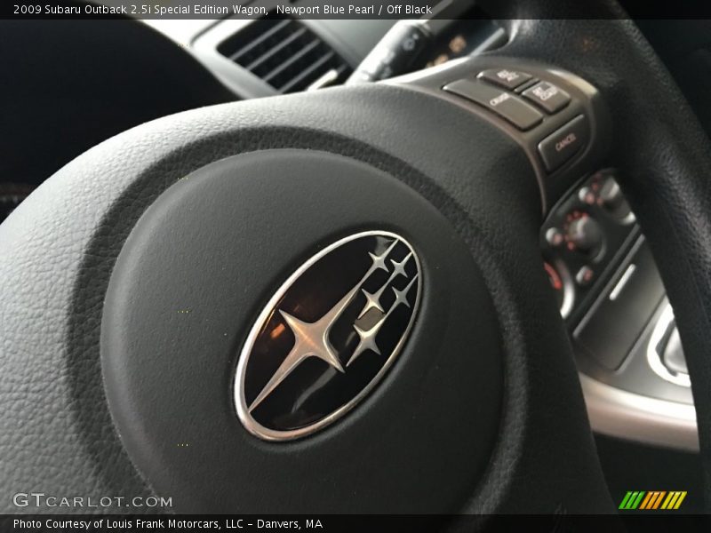 Newport Blue Pearl / Off Black 2009 Subaru Outback 2.5i Special Edition Wagon