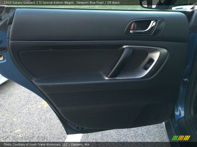 Newport Blue Pearl / Off Black 2009 Subaru Outback 2.5i Special Edition Wagon