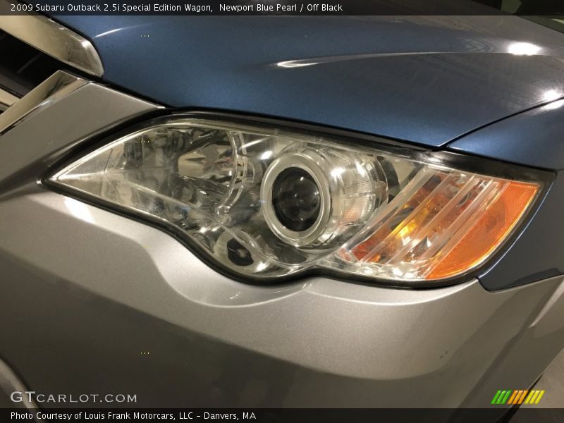 Newport Blue Pearl / Off Black 2009 Subaru Outback 2.5i Special Edition Wagon