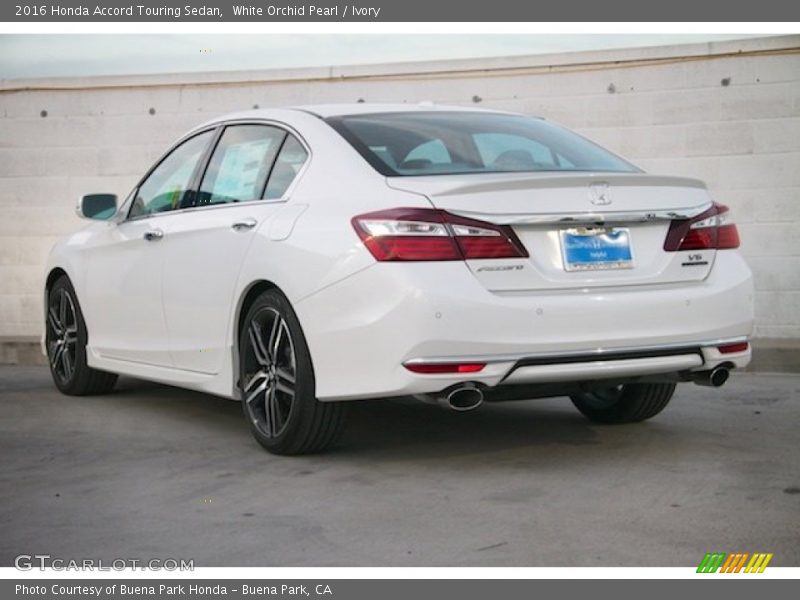 White Orchid Pearl / Ivory 2016 Honda Accord Touring Sedan