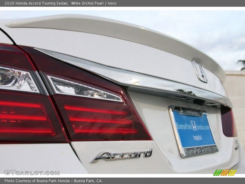 White Orchid Pearl / Ivory 2016 Honda Accord Touring Sedan