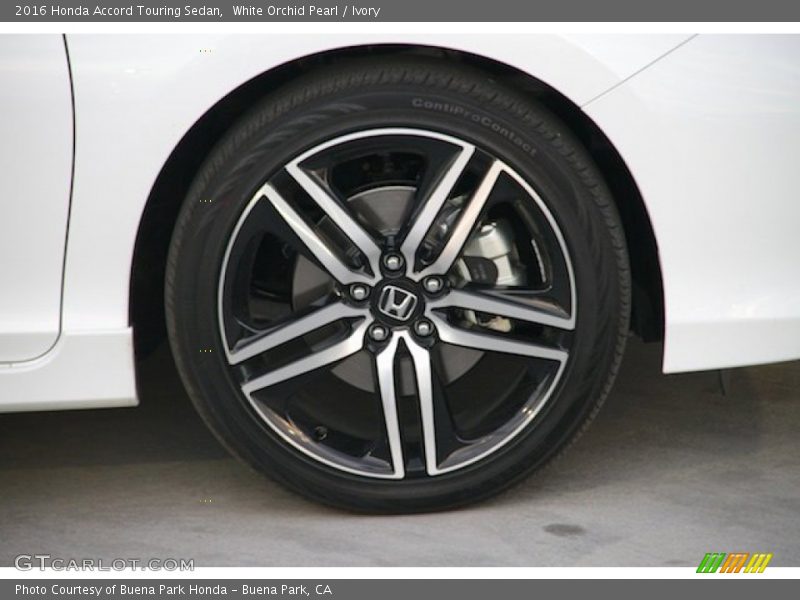 White Orchid Pearl / Ivory 2016 Honda Accord Touring Sedan
