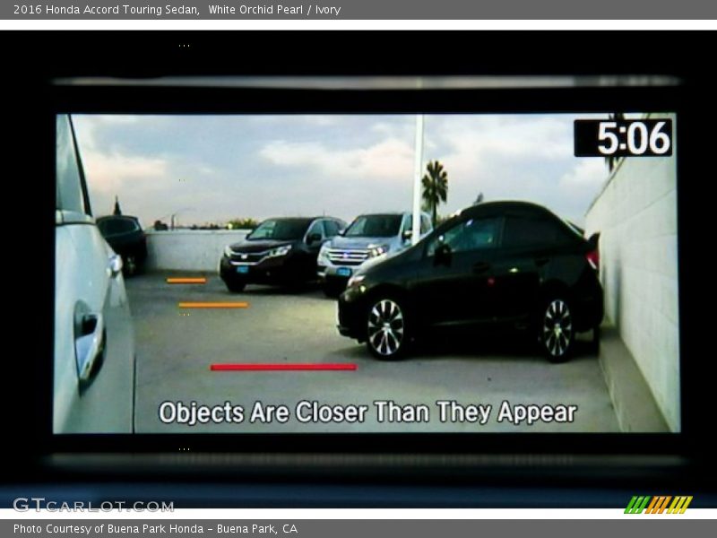 White Orchid Pearl / Ivory 2016 Honda Accord Touring Sedan