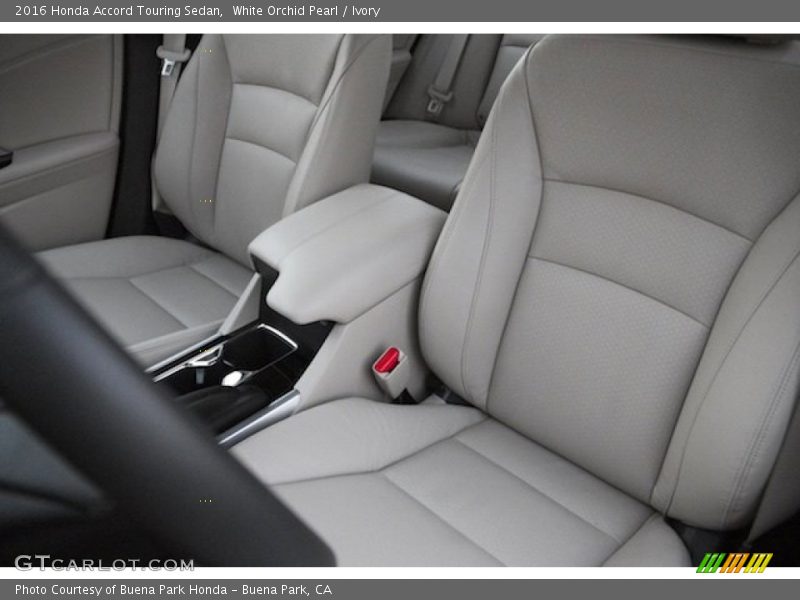 White Orchid Pearl / Ivory 2016 Honda Accord Touring Sedan