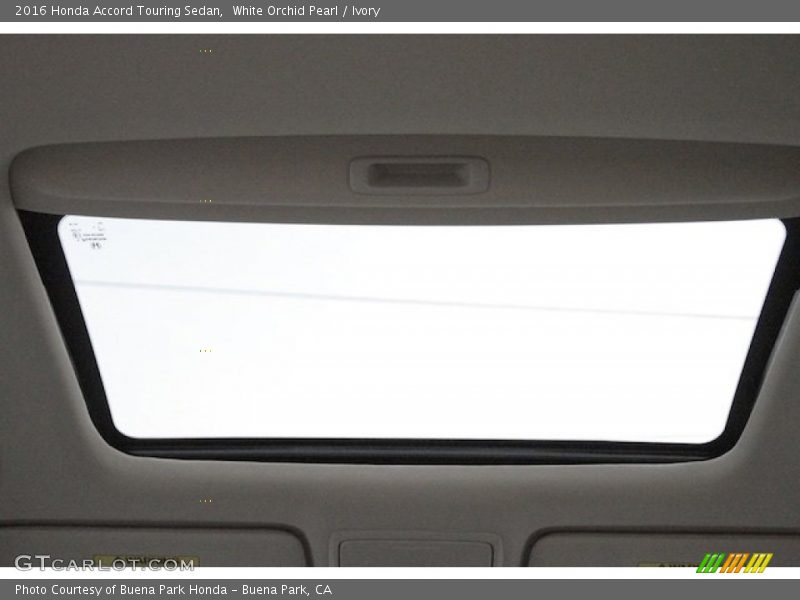 White Orchid Pearl / Ivory 2016 Honda Accord Touring Sedan