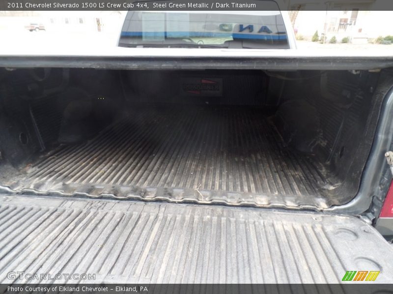 Steel Green Metallic / Dark Titanium 2011 Chevrolet Silverado 1500 LS Crew Cab 4x4