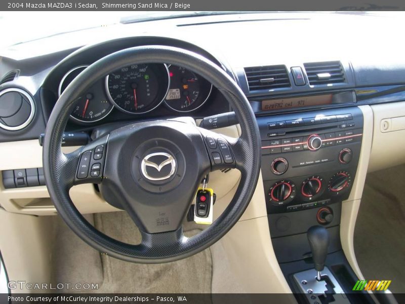 Shimmering Sand Mica / Beige 2004 Mazda MAZDA3 i Sedan