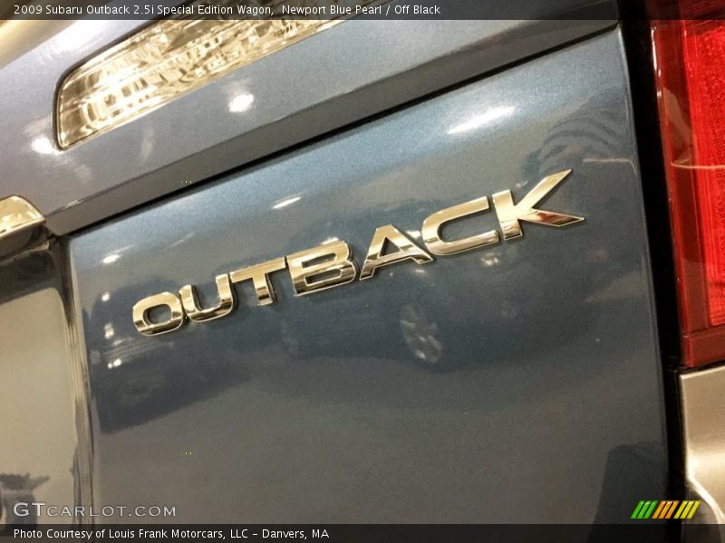 Newport Blue Pearl / Off Black 2009 Subaru Outback 2.5i Special Edition Wagon