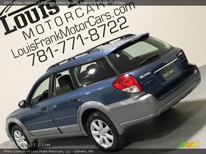 Newport Blue Pearl / Off Black 2009 Subaru Outback 2.5i Special Edition Wagon