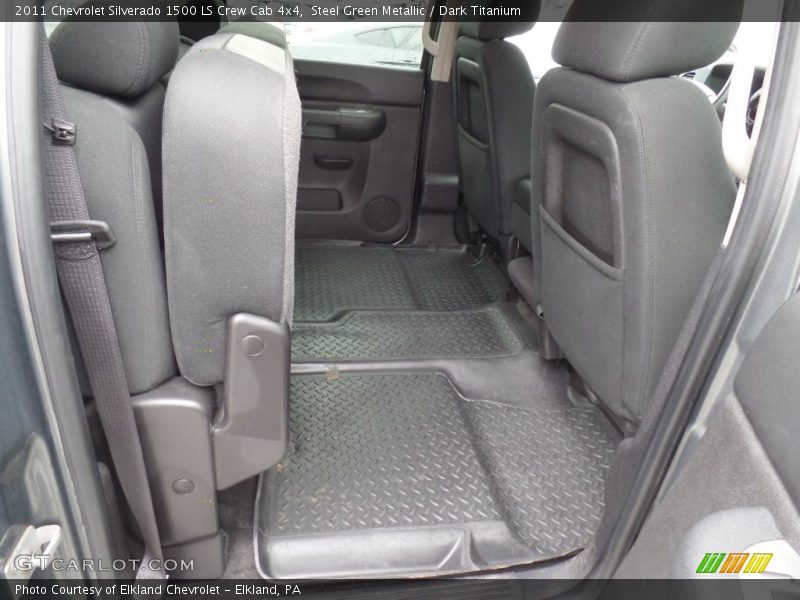 Steel Green Metallic / Dark Titanium 2011 Chevrolet Silverado 1500 LS Crew Cab 4x4