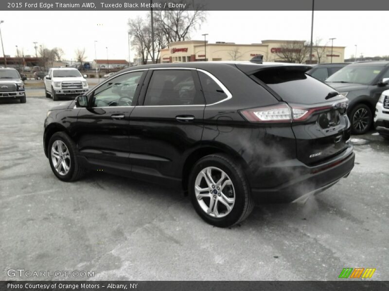 Tuxedo Black Metallic / Ebony 2015 Ford Edge Titanium AWD