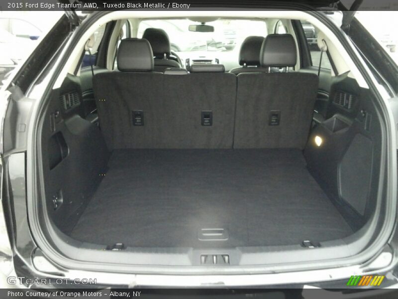 Tuxedo Black Metallic / Ebony 2015 Ford Edge Titanium AWD