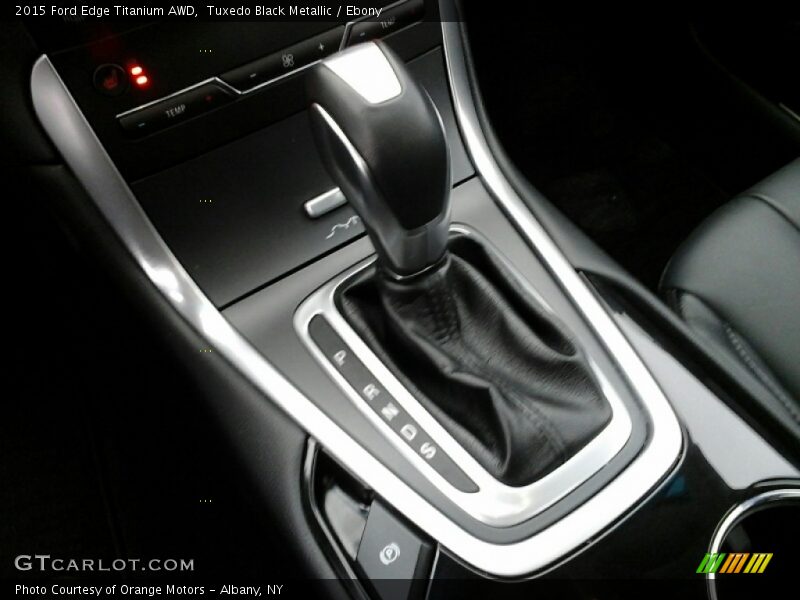 Tuxedo Black Metallic / Ebony 2015 Ford Edge Titanium AWD