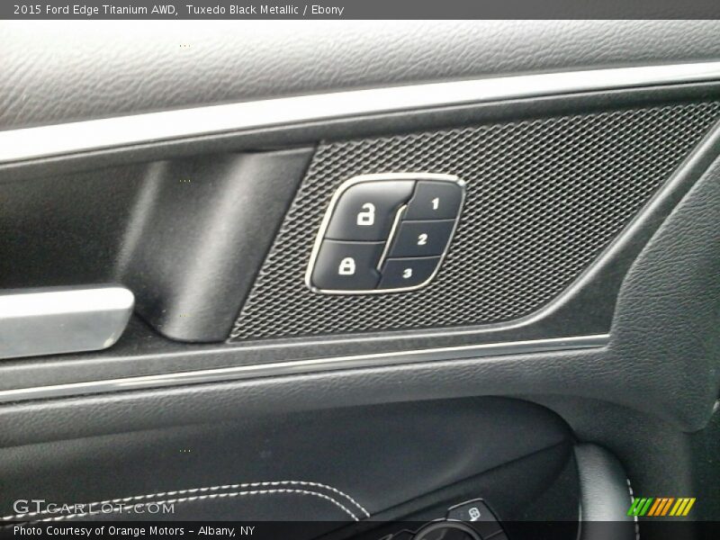 Tuxedo Black Metallic / Ebony 2015 Ford Edge Titanium AWD