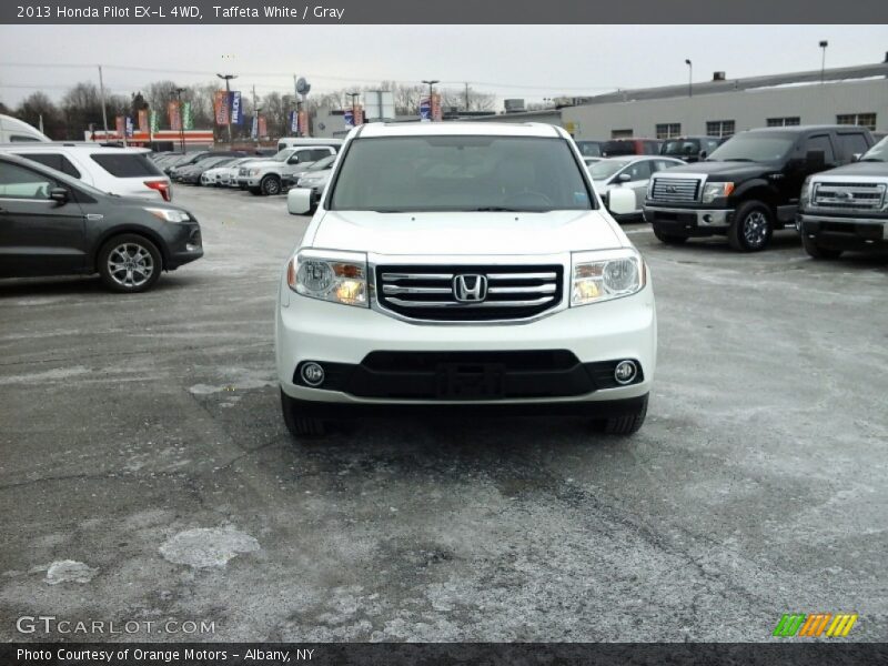 Taffeta White / Gray 2013 Honda Pilot EX-L 4WD