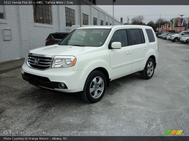 Taffeta White / Gray 2013 Honda Pilot EX-L 4WD