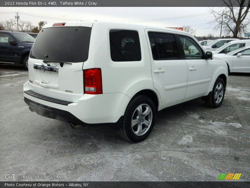 Taffeta White / Gray 2013 Honda Pilot EX-L 4WD
