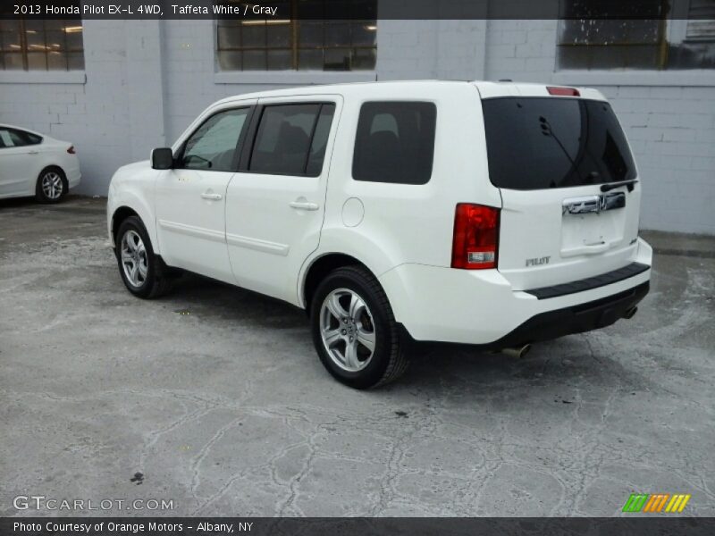 Taffeta White / Gray 2013 Honda Pilot EX-L 4WD
