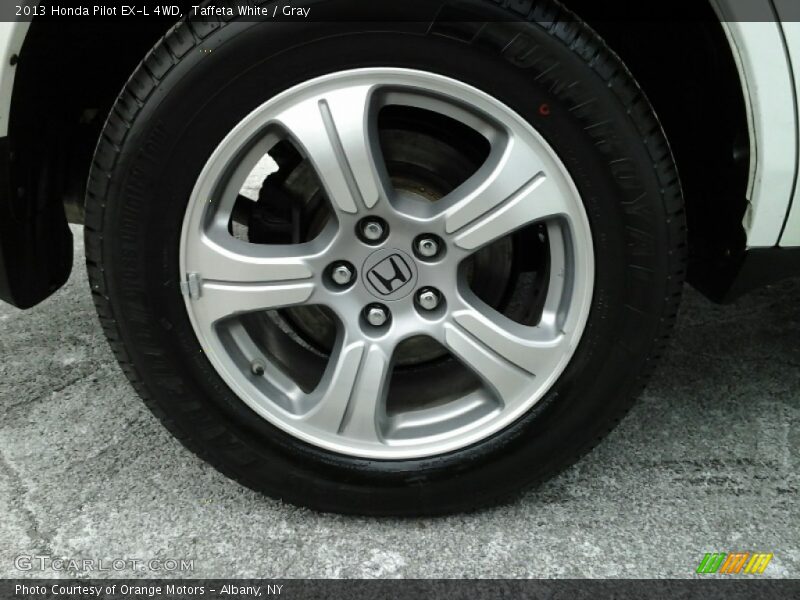 Taffeta White / Gray 2013 Honda Pilot EX-L 4WD