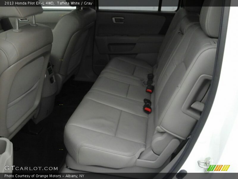 Taffeta White / Gray 2013 Honda Pilot EX-L 4WD