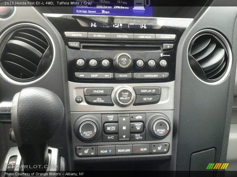 Taffeta White / Gray 2013 Honda Pilot EX-L 4WD