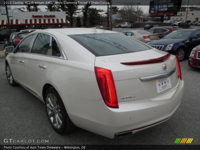 White Diamond Tricoat / Shale/Cocoa 2013 Cadillac XTS Premium AWD