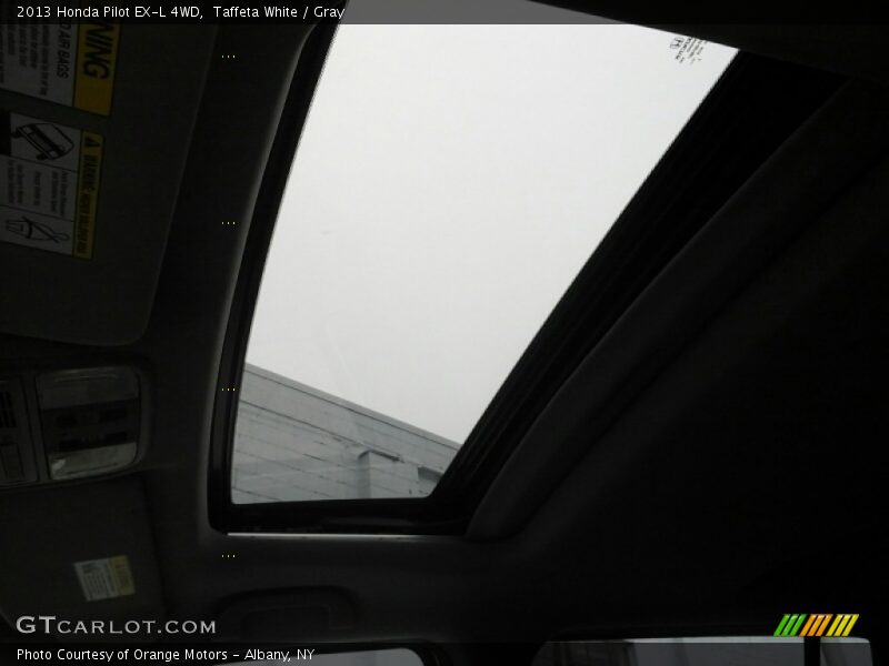 Taffeta White / Gray 2013 Honda Pilot EX-L 4WD