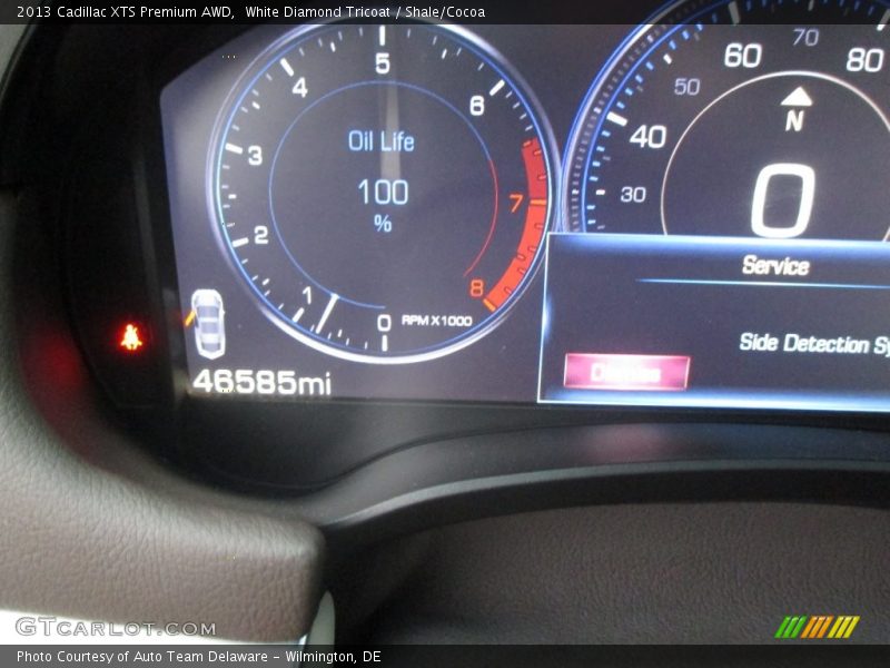 White Diamond Tricoat / Shale/Cocoa 2013 Cadillac XTS Premium AWD