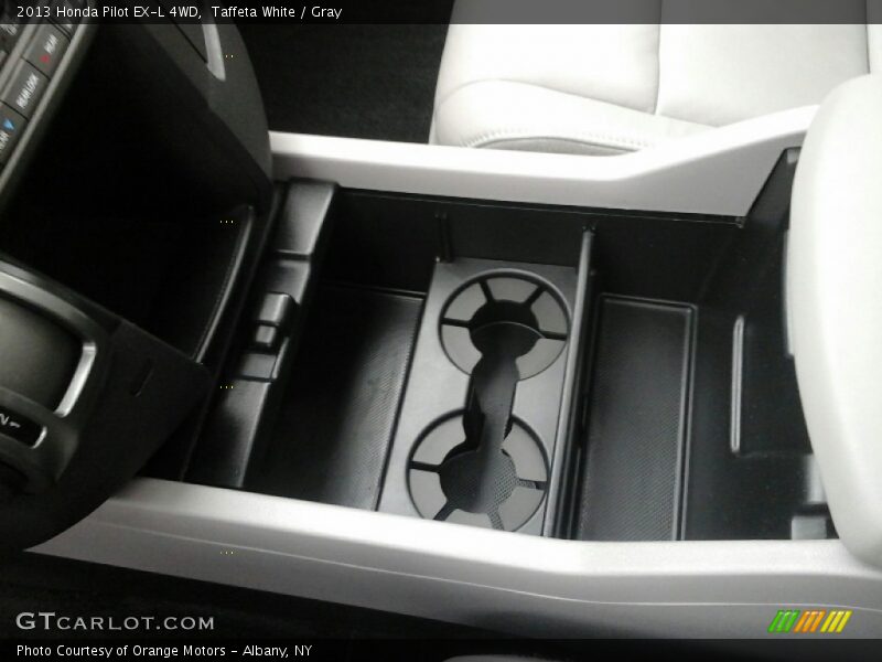 Taffeta White / Gray 2013 Honda Pilot EX-L 4WD