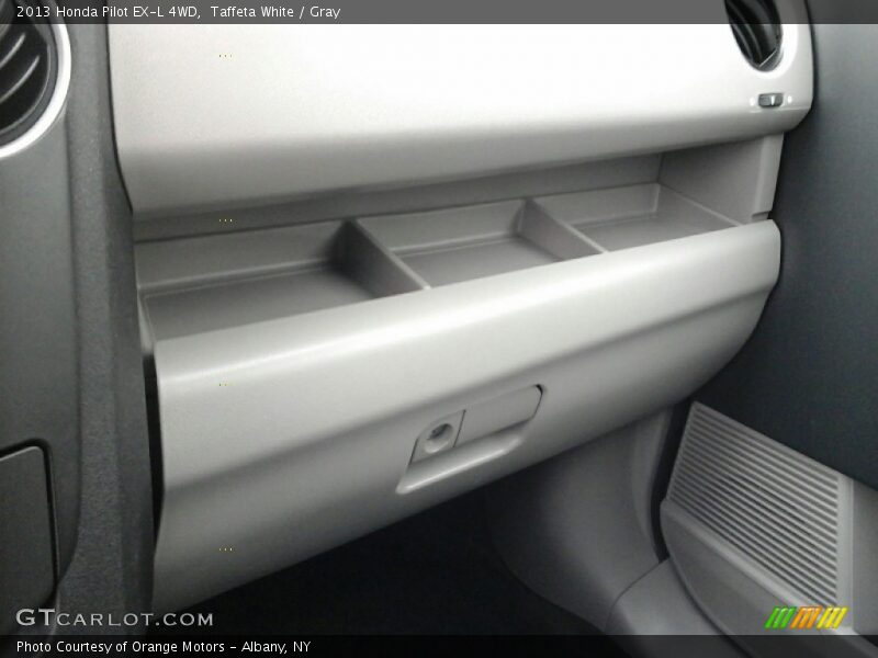 Taffeta White / Gray 2013 Honda Pilot EX-L 4WD