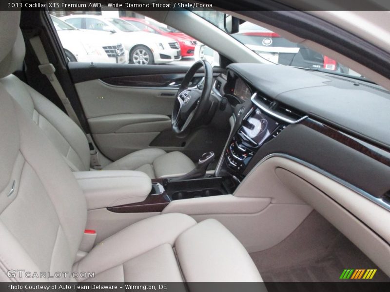 White Diamond Tricoat / Shale/Cocoa 2013 Cadillac XTS Premium AWD