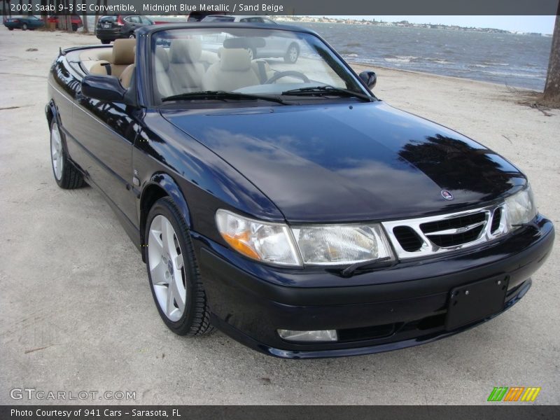 Front 3/4 View of 2002 9-3 SE Convertible