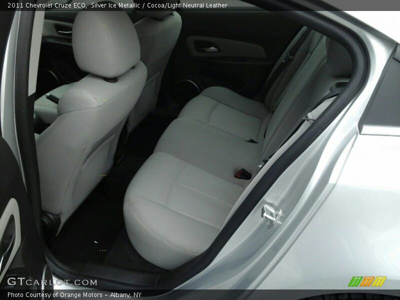 Silver Ice Metallic / Cocoa/Light Neutral Leather 2011 Chevrolet Cruze ECO