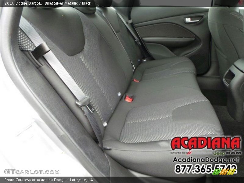 Billet Silver Metallic / Black 2016 Dodge Dart SE