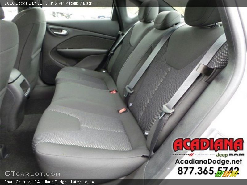 Billet Silver Metallic / Black 2016 Dodge Dart SE