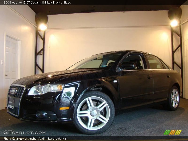 Brilliant Black / Black 2008 Audi A4 2.0T Sedan