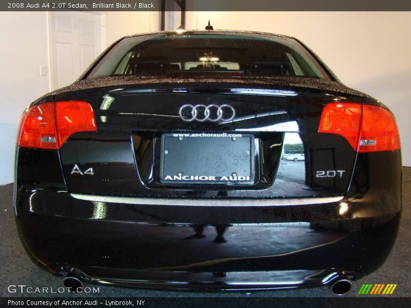 Brilliant Black / Black 2008 Audi A4 2.0T Sedan