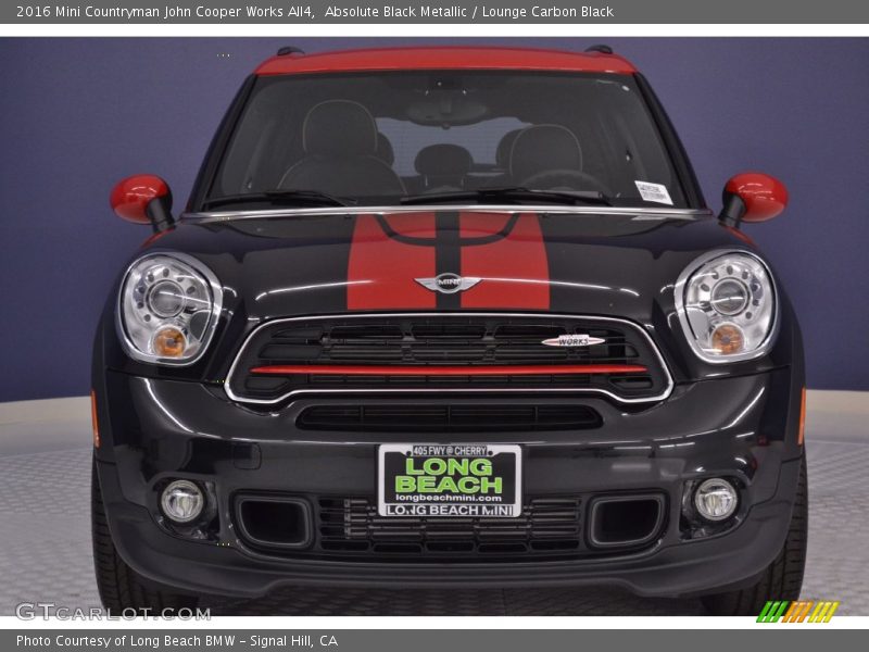 Absolute Black Metallic / Lounge Carbon Black 2016 Mini Countryman John Cooper Works All4