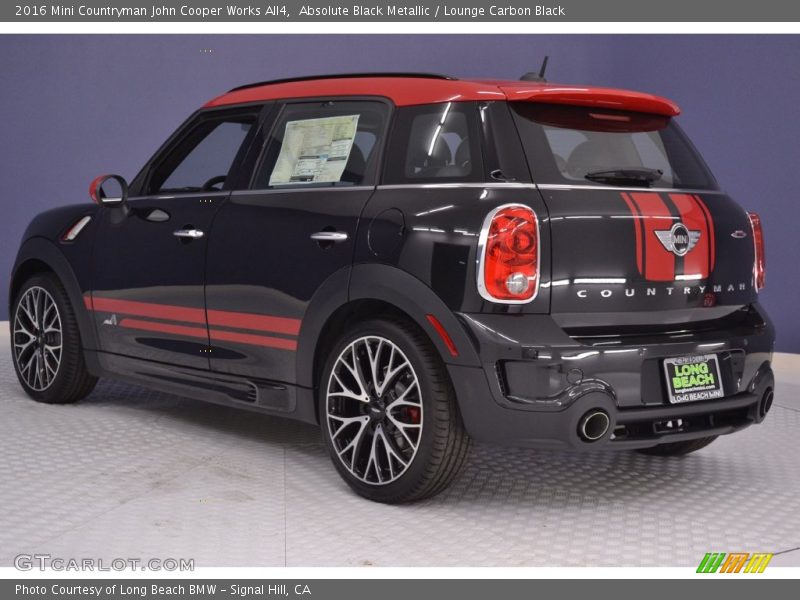Absolute Black Metallic / Lounge Carbon Black 2016 Mini Countryman John Cooper Works All4