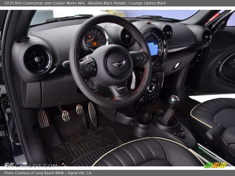  2016 Countryman John Cooper Works All4 Lounge Carbon Black Interior