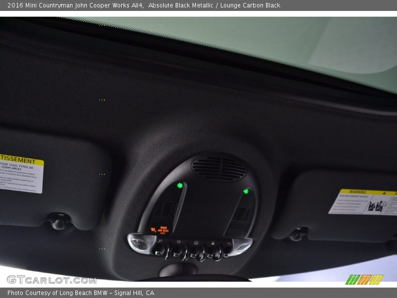 Absolute Black Metallic / Lounge Carbon Black 2016 Mini Countryman John Cooper Works All4