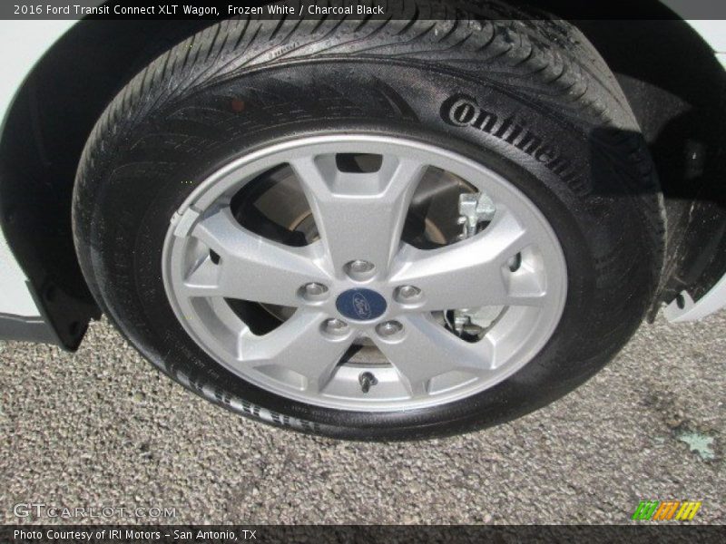 Frozen White / Charcoal Black 2016 Ford Transit Connect XLT Wagon