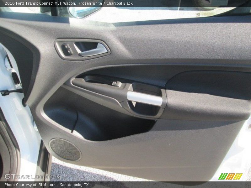Frozen White / Charcoal Black 2016 Ford Transit Connect XLT Wagon