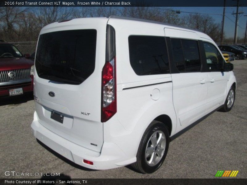 Frozen White / Charcoal Black 2016 Ford Transit Connect XLT Wagon