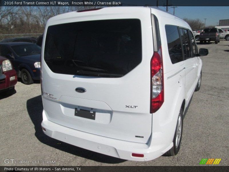 Frozen White / Charcoal Black 2016 Ford Transit Connect XLT Wagon