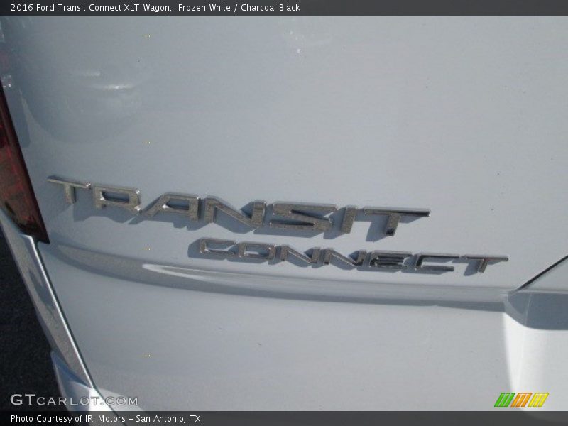 Frozen White / Charcoal Black 2016 Ford Transit Connect XLT Wagon