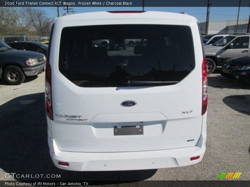 Frozen White / Charcoal Black 2016 Ford Transit Connect XLT Wagon
