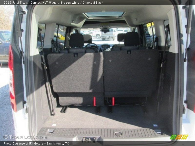 Frozen White / Charcoal Black 2016 Ford Transit Connect XLT Wagon