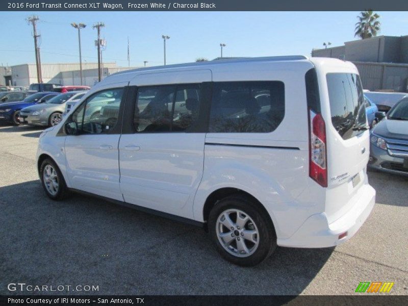 Frozen White / Charcoal Black 2016 Ford Transit Connect XLT Wagon