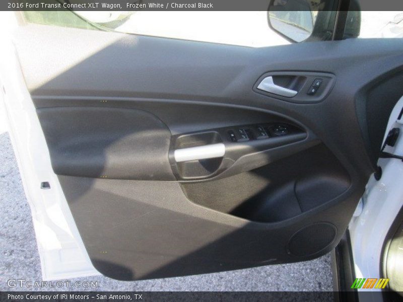 Frozen White / Charcoal Black 2016 Ford Transit Connect XLT Wagon